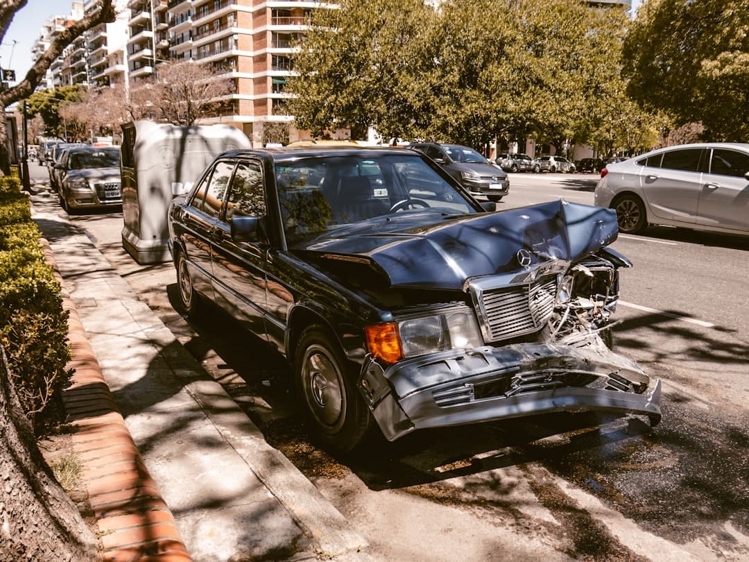 Image of a car accident