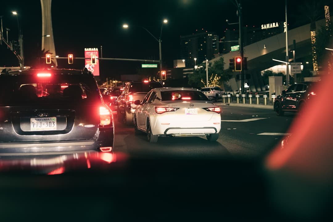 Rear-end collision in traffic